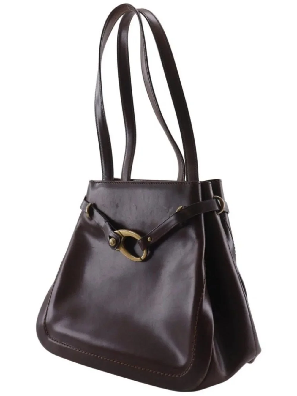 BALLY Tote Bag Brown leather Women - Picture 2 of 12